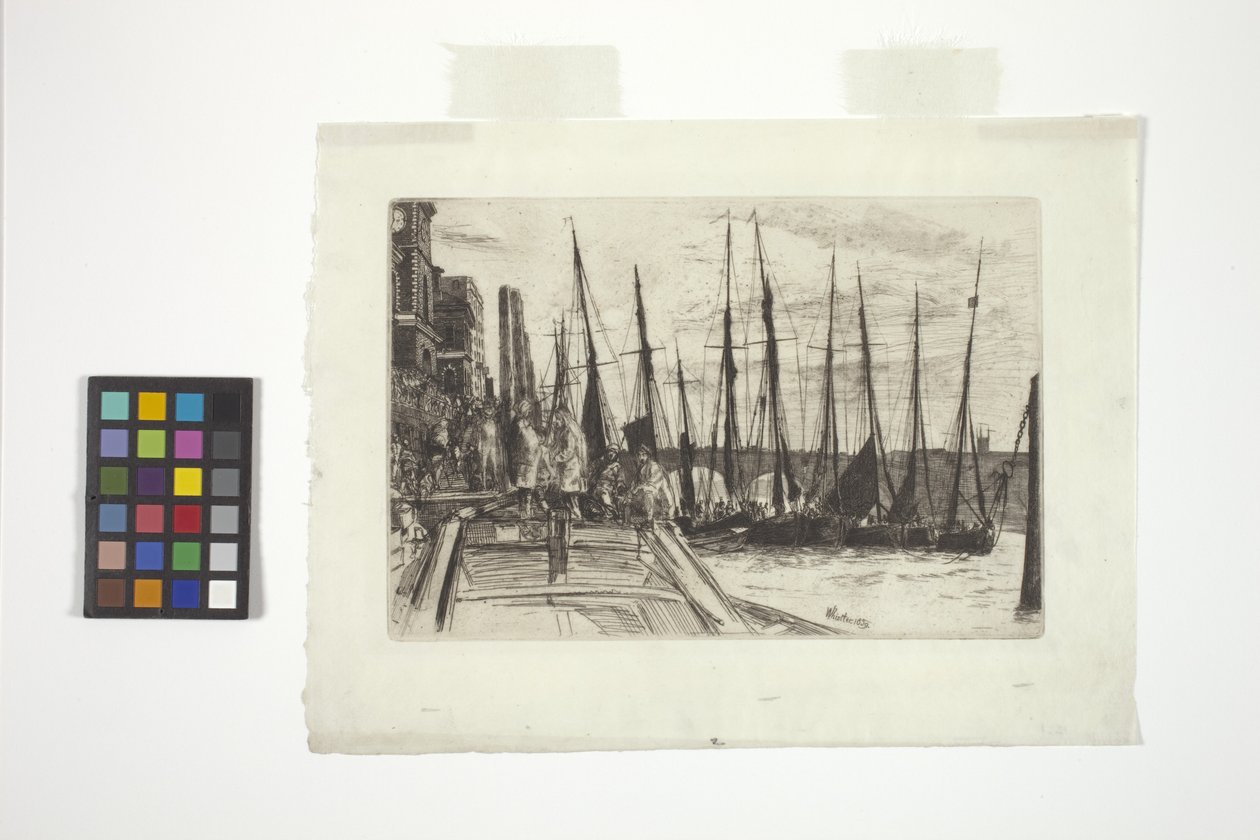 Billingsgate door James Abbott McNeill Whistler