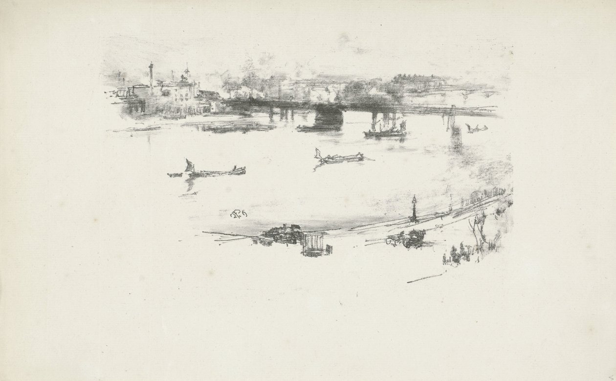 Charing Cross Railway Bridge door James Abbott McNeill Whistler