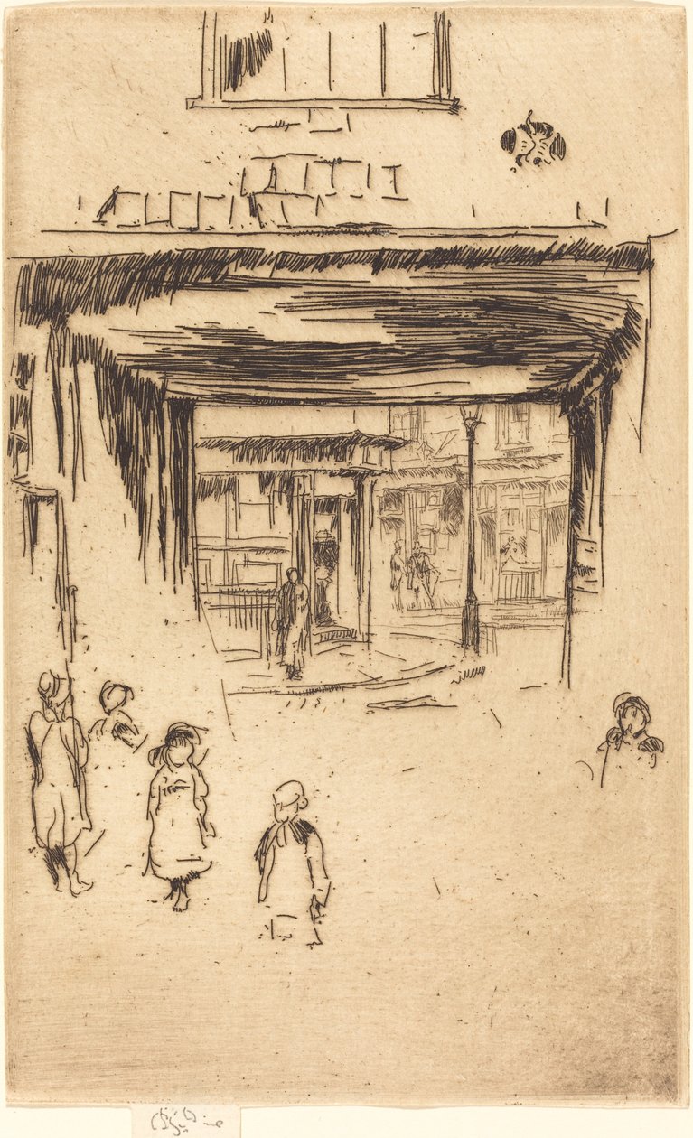Drury Lane door James Abbott McNeill Whistler