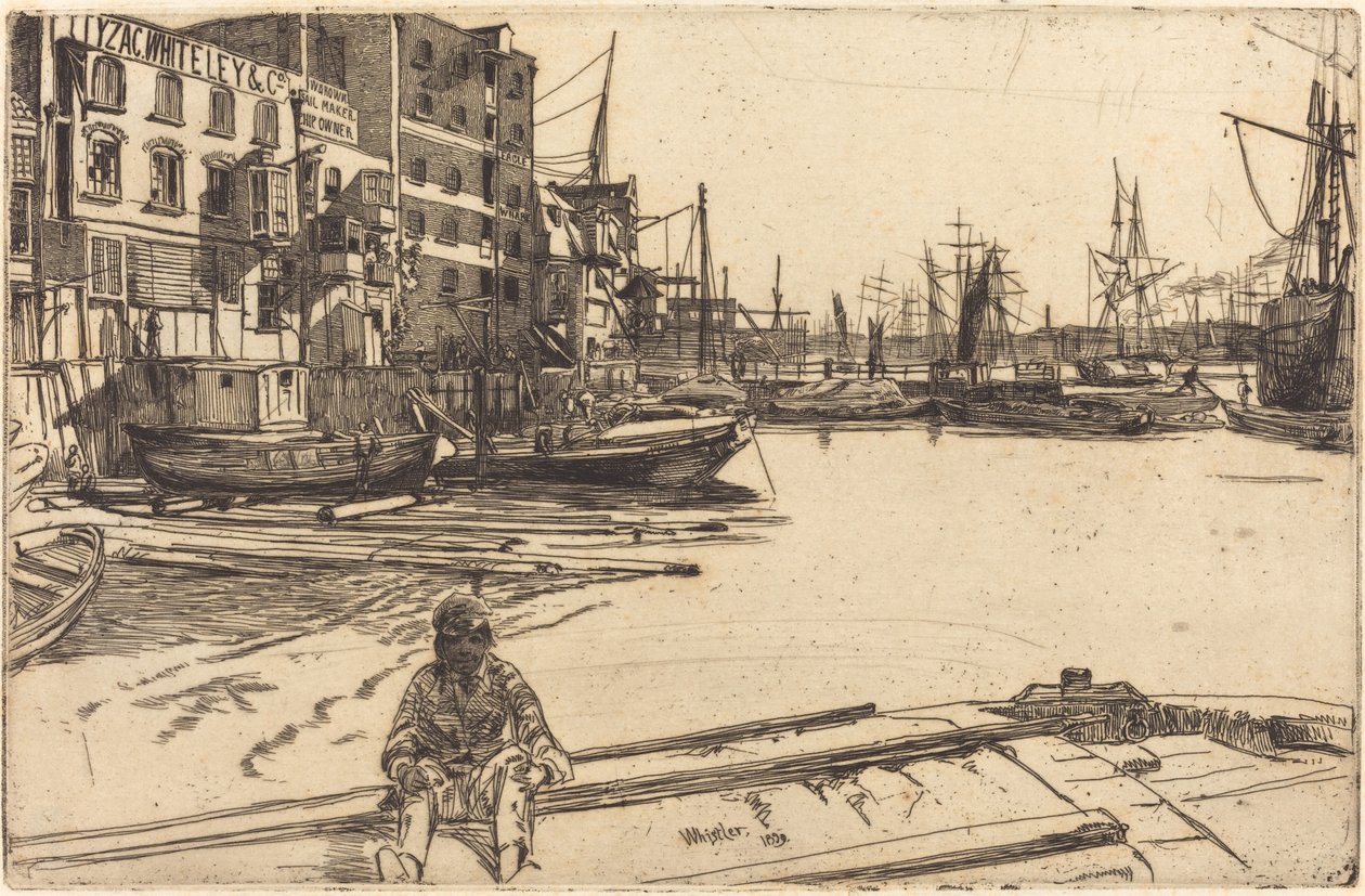 Eagle Wharf door James Abbott McNeill Whistler