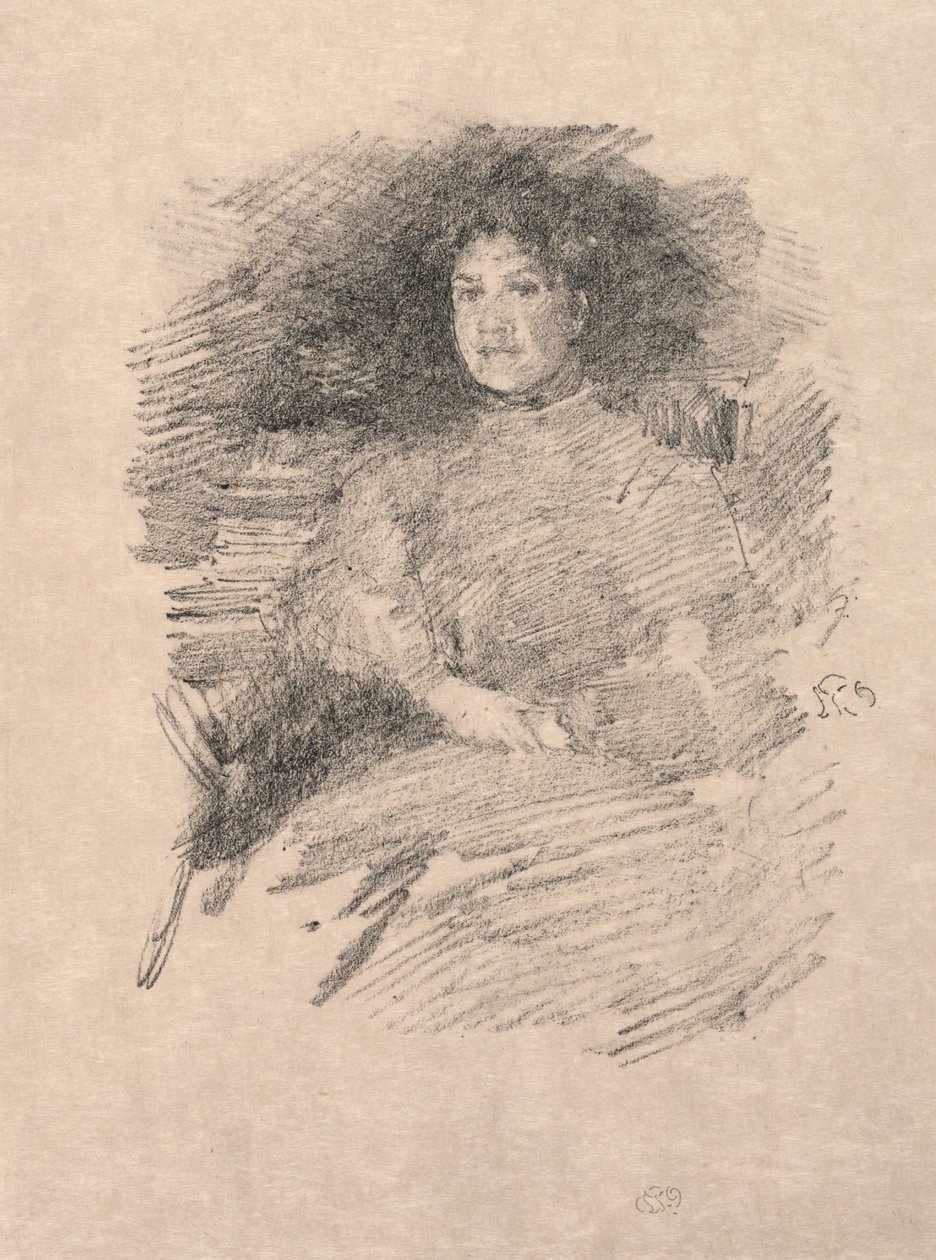 Vuurlicht Mevrouw Pennell door James Abbott McNeill Whistler