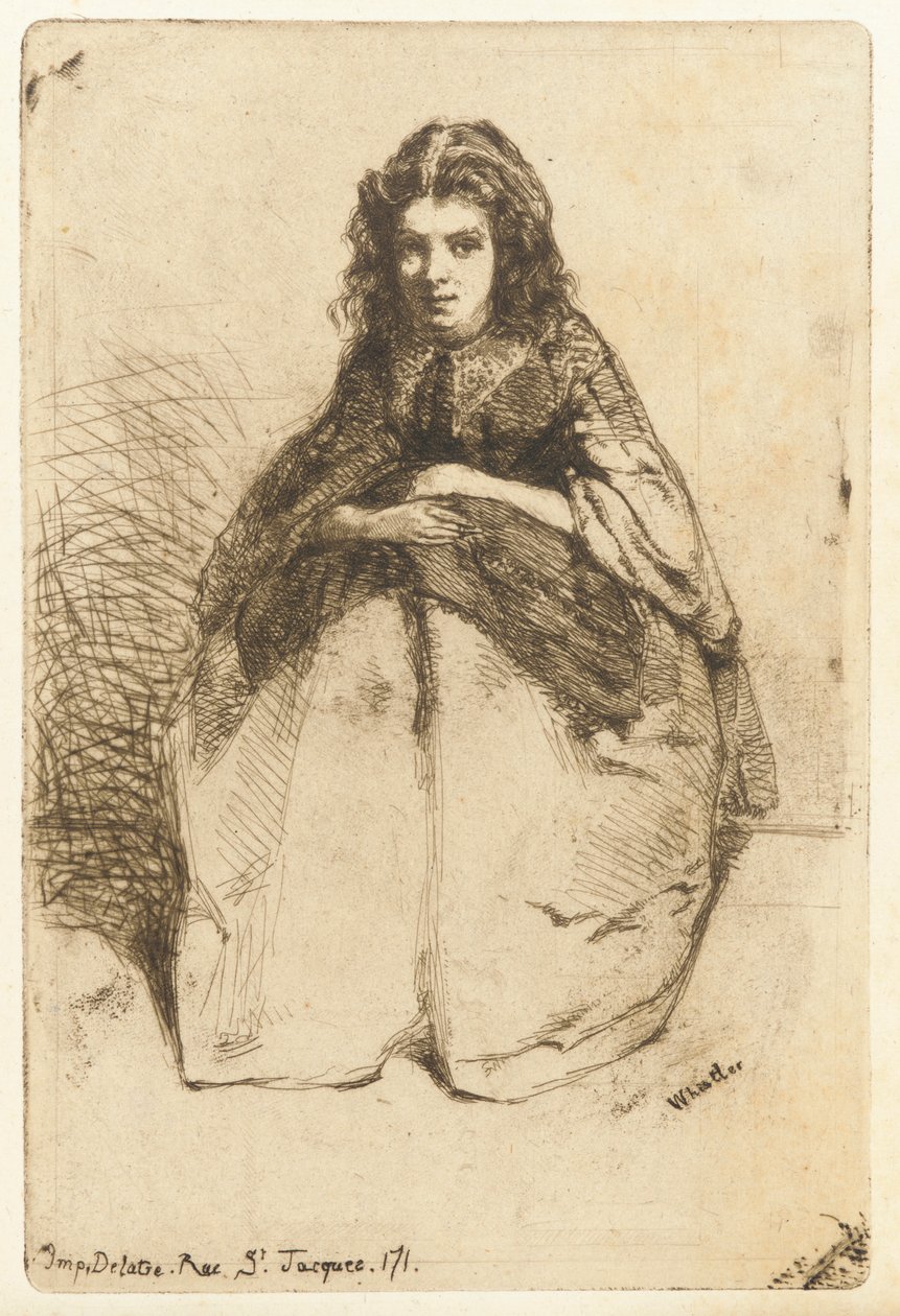 Fumette door James Abbott McNeill Whistler