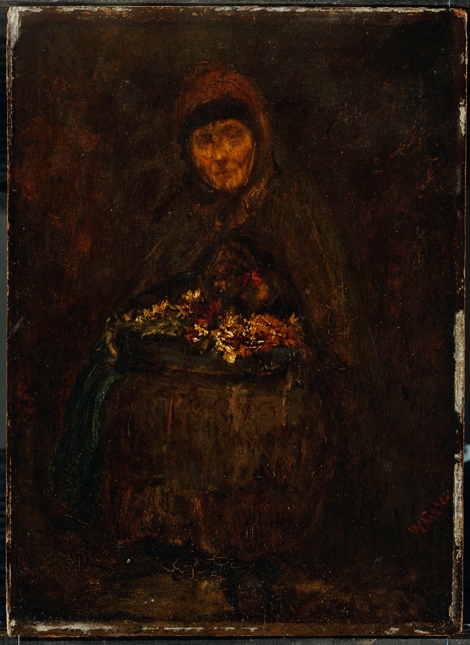 La Mere Gerard door James Abbott McNeill Whistler