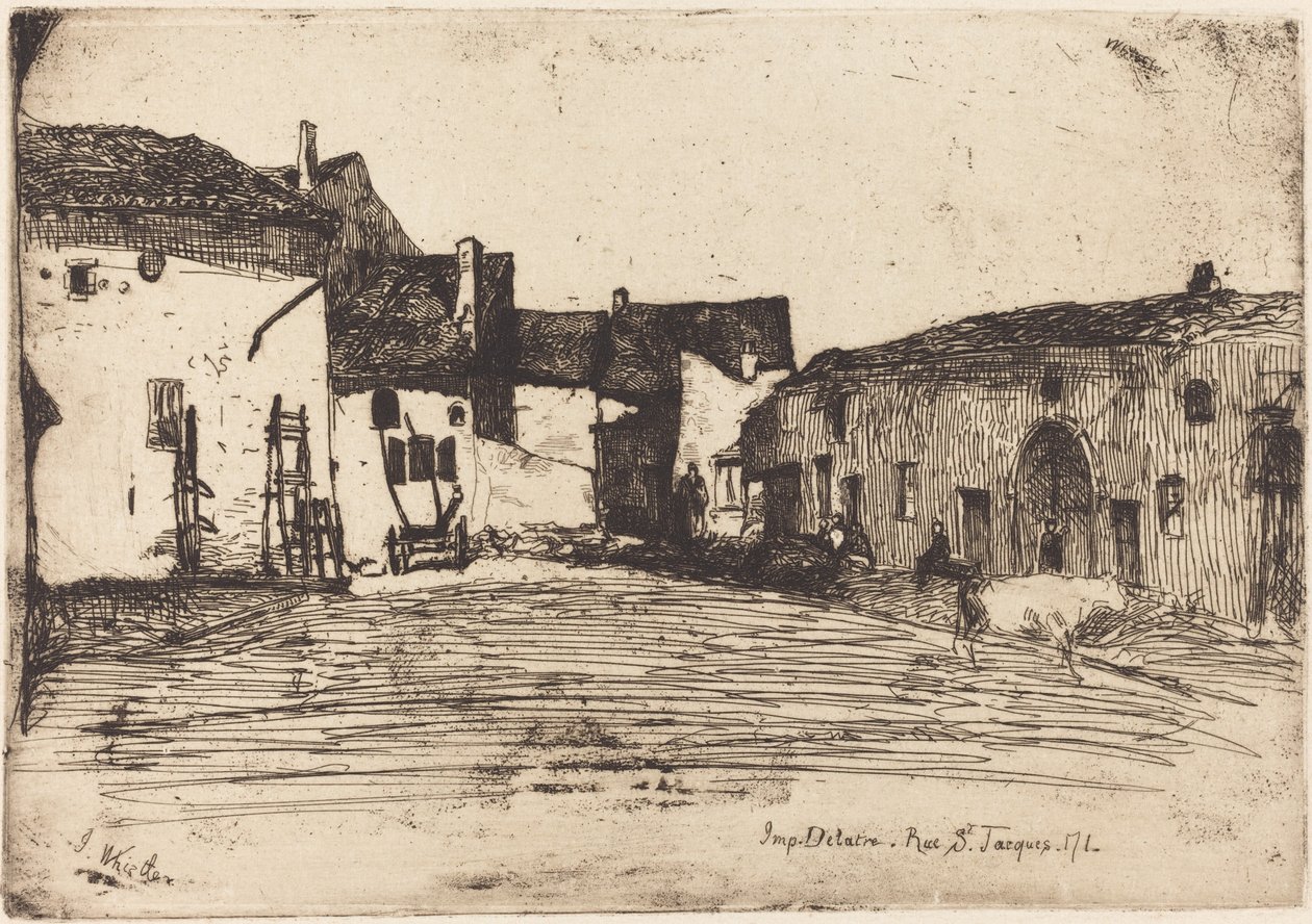 Liverdun door James Abbott McNeill Whistler