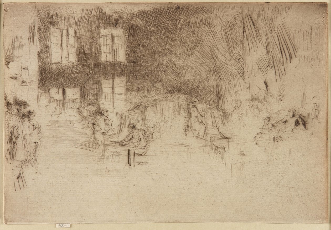 Murano-glasoven, 1879-1880 door James Abbott McNeill Whistler