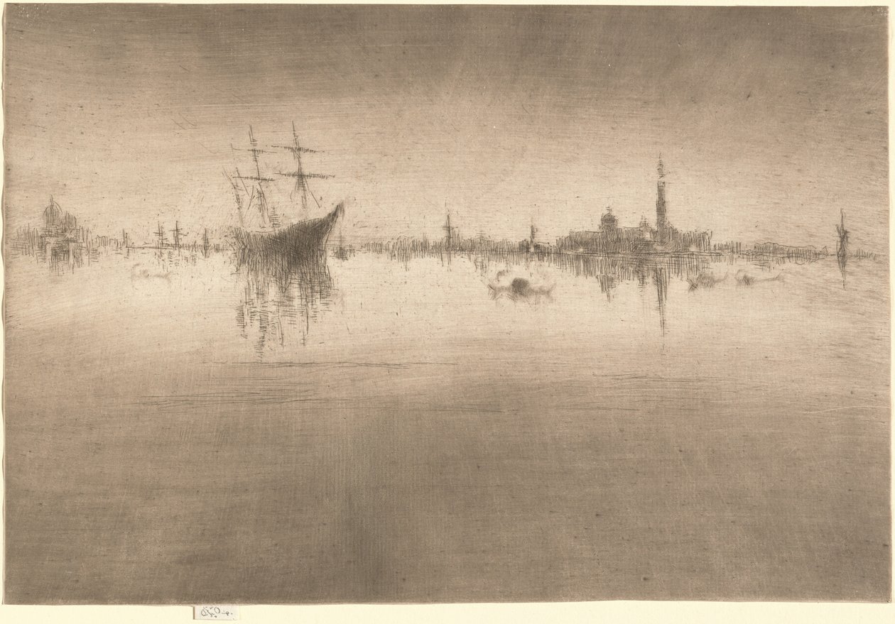 Nocturne, 1879-1880 door James Abbott McNeill Whistler