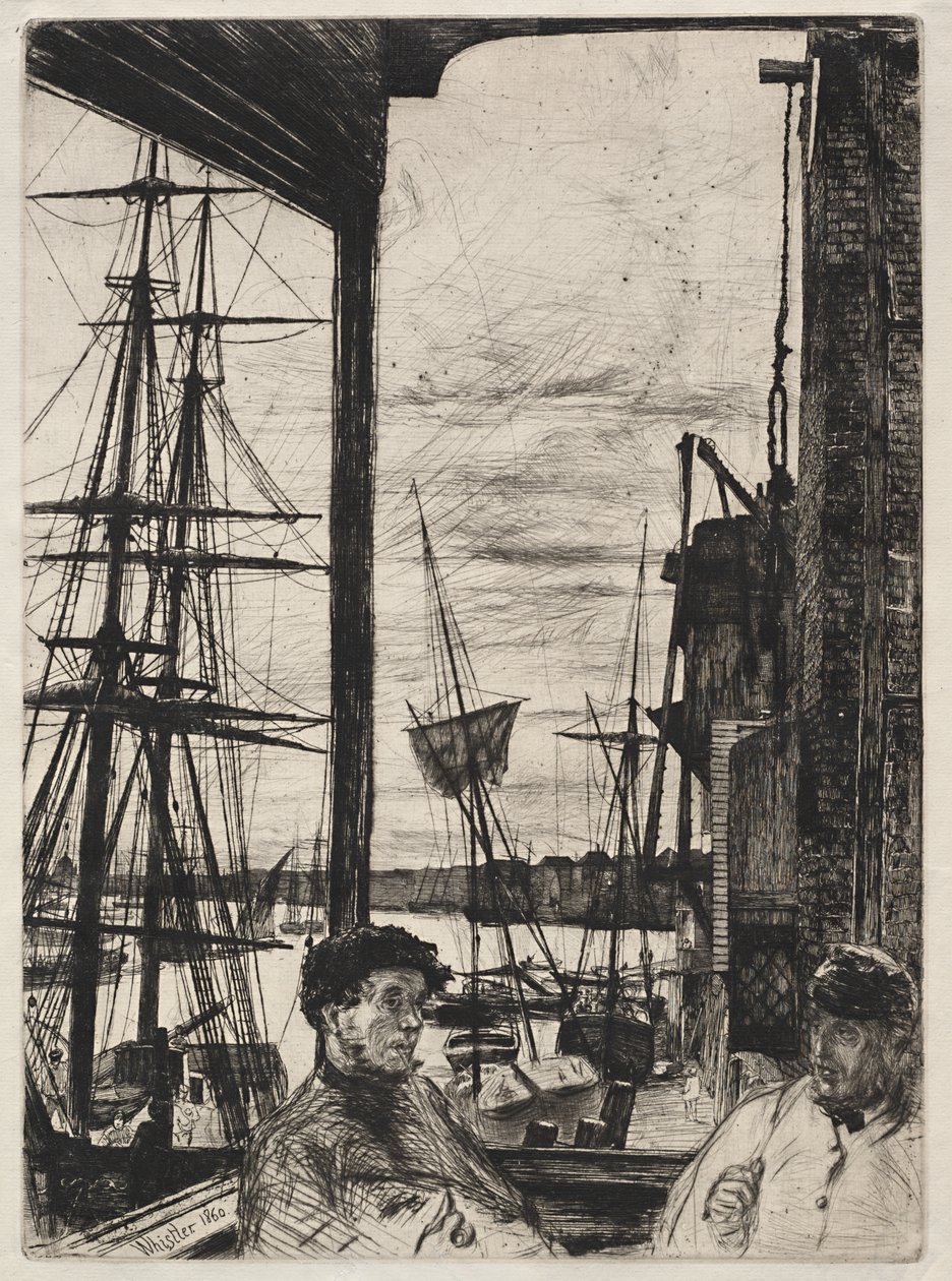 Rotherhithe door James Abbott McNeill Whistler