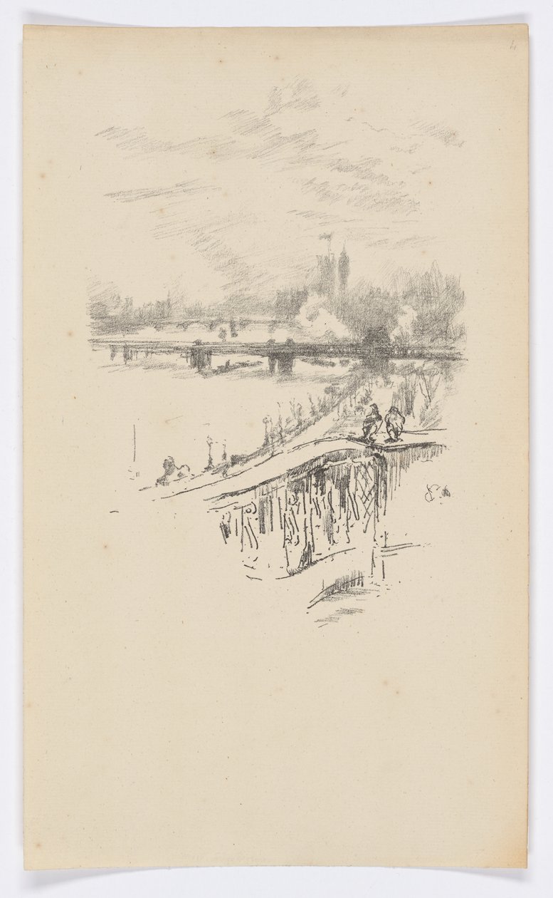 Savooiduiven door James Abbott McNeill Whistler
