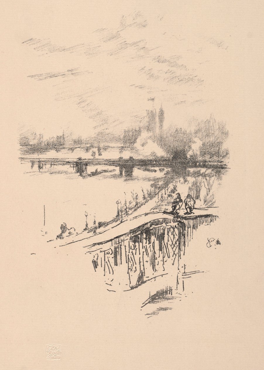 Savooiduiven door James Abbott McNeill Whistler