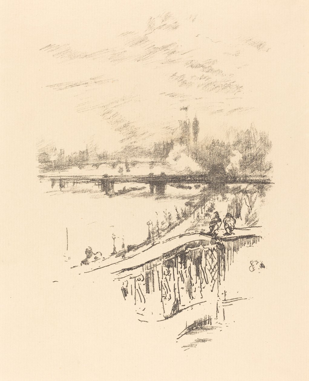 Savooiduiven door James Abbott McNeill Whistler