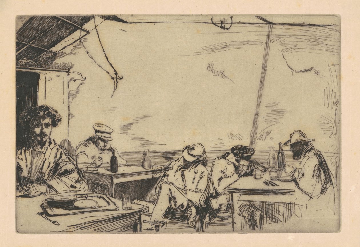 Soupe à Trois Sous door James Abbott McNeill Whistler