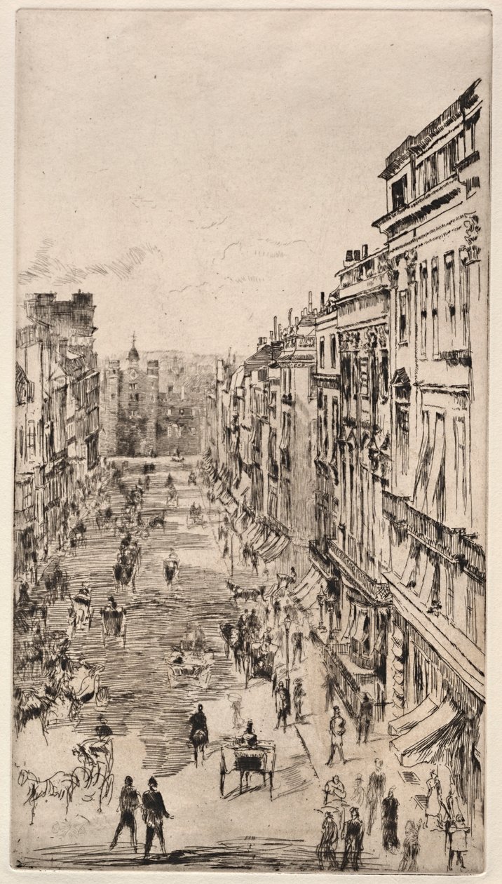St. James Street door James Abbott McNeill Whistler
