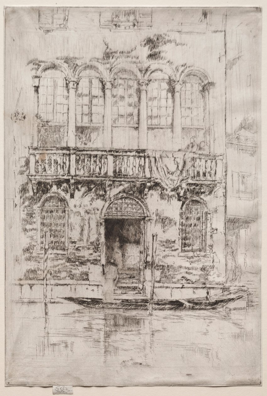 Het Balkon door James Abbott McNeill Whistler