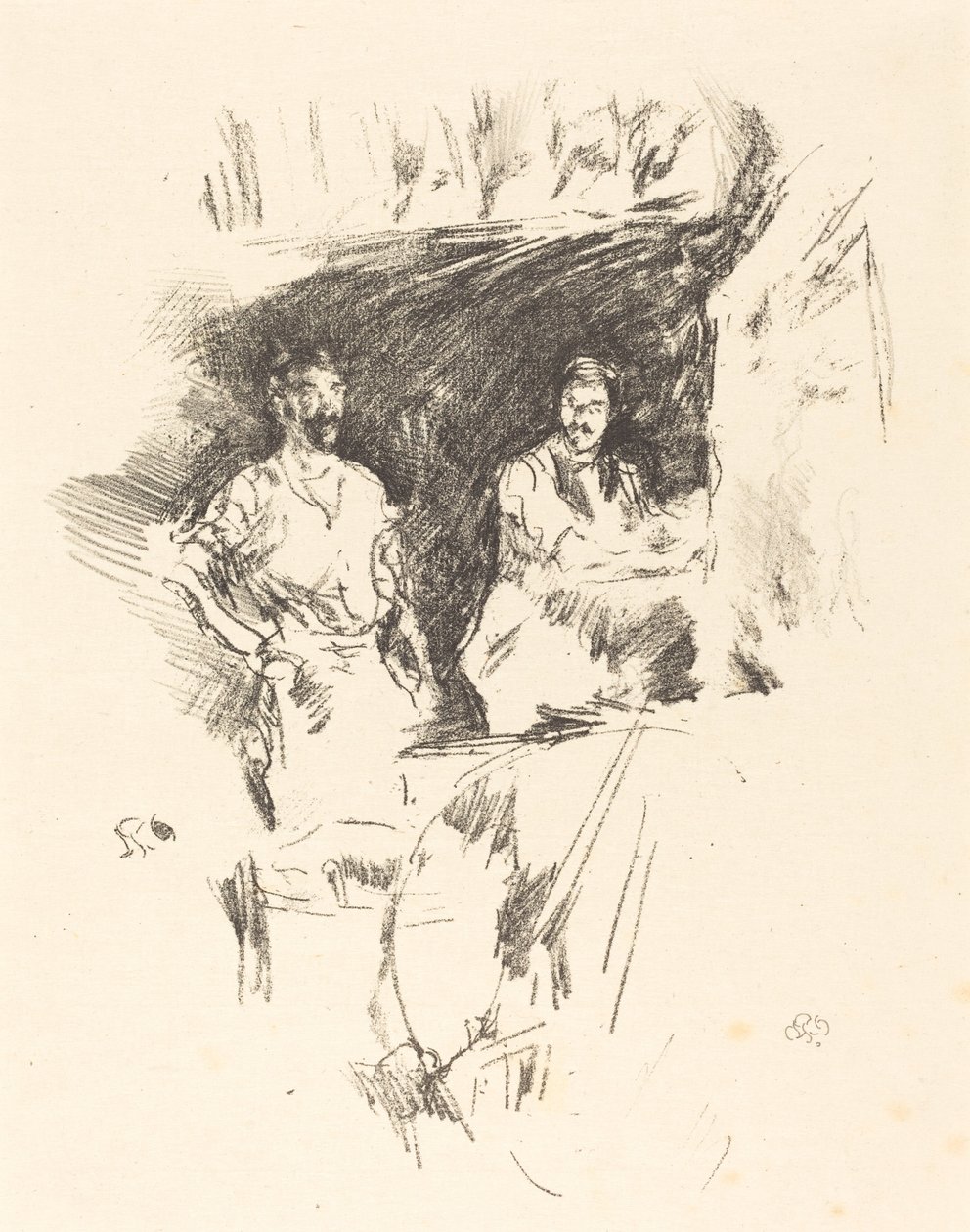 De broers door James Abbott McNeill Whistler