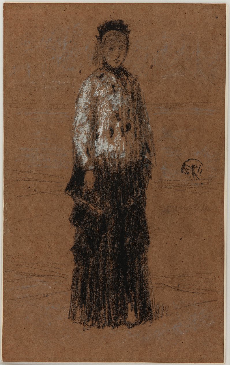 De Hermelijnen Mantel door James Abbott McNeill Whistler