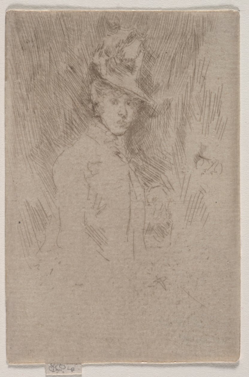 De Kleine Hoed door James Abbott McNeill Whistler