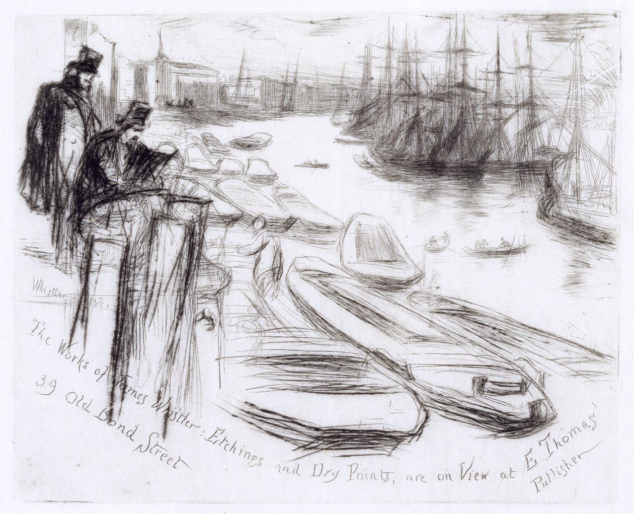 Het Kleine Poeltje, Nr.2 door James Abbott McNeill Whistler