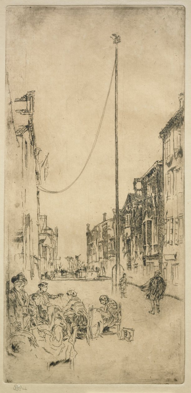 De Mast door James Abbott McNeill Whistler