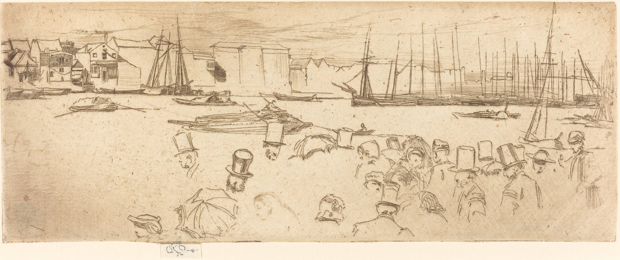 De Penny Boot door James Abbott McNeill Whistler