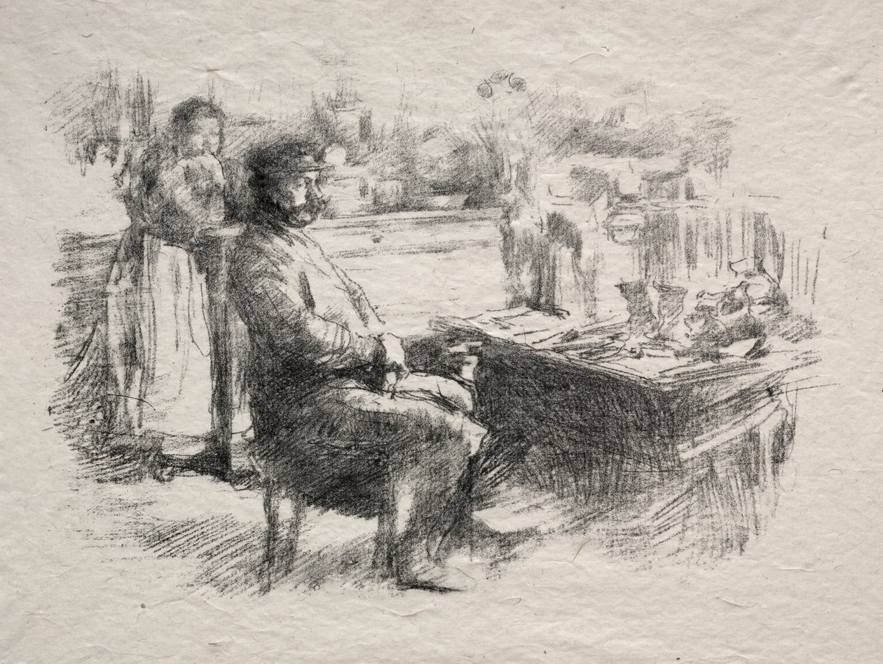 De Schoenmaker door James Abbott McNeill Whistler