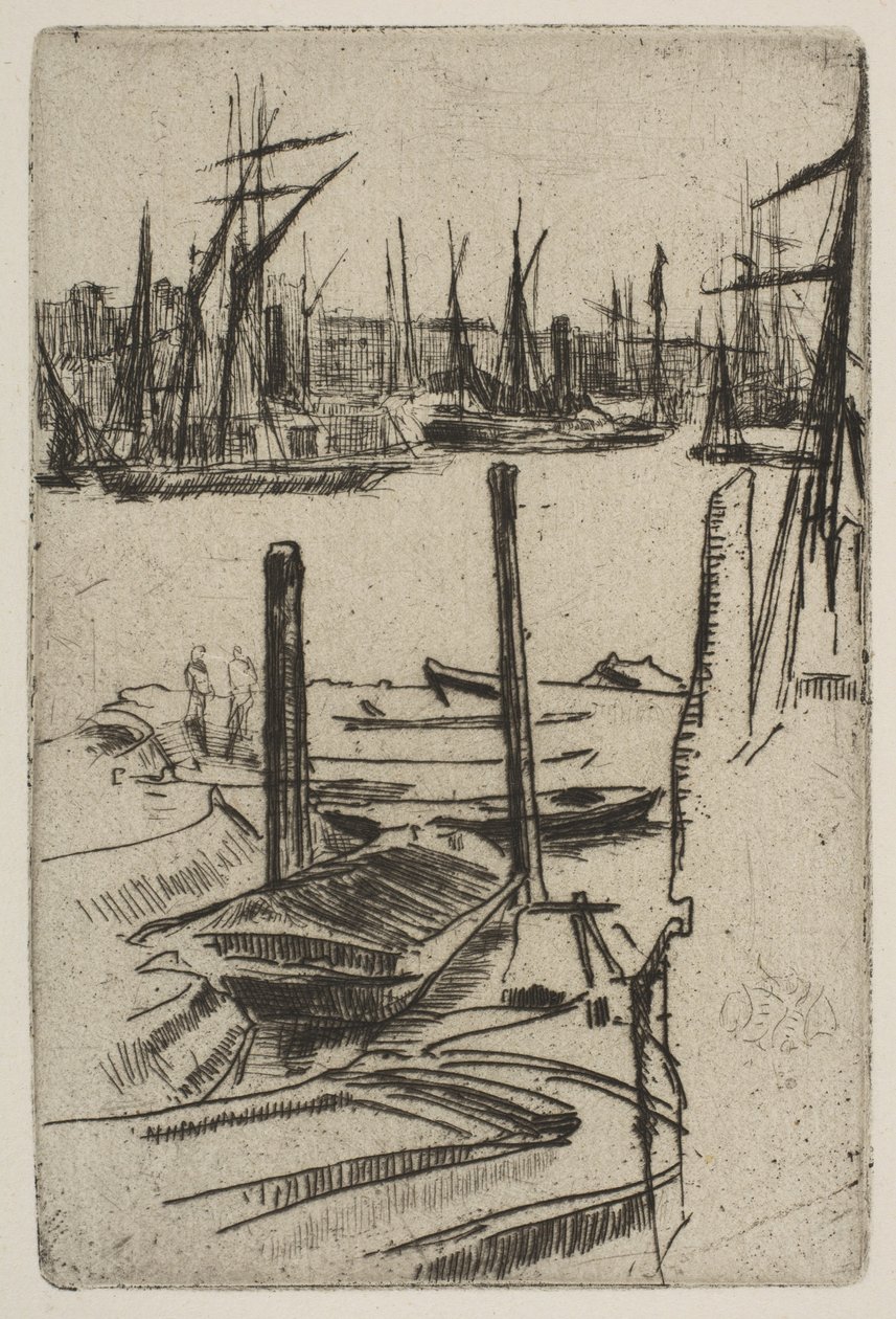 Het Kleine Poeltje, [1879] door James Abbott McNeill Whistler