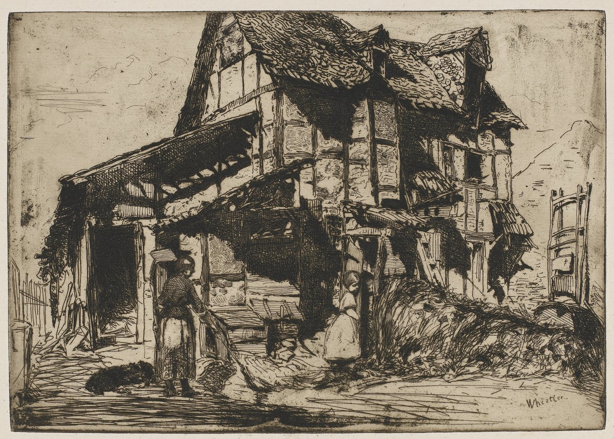 Het Onveilige Huis door James Abbott McNeill Whistler