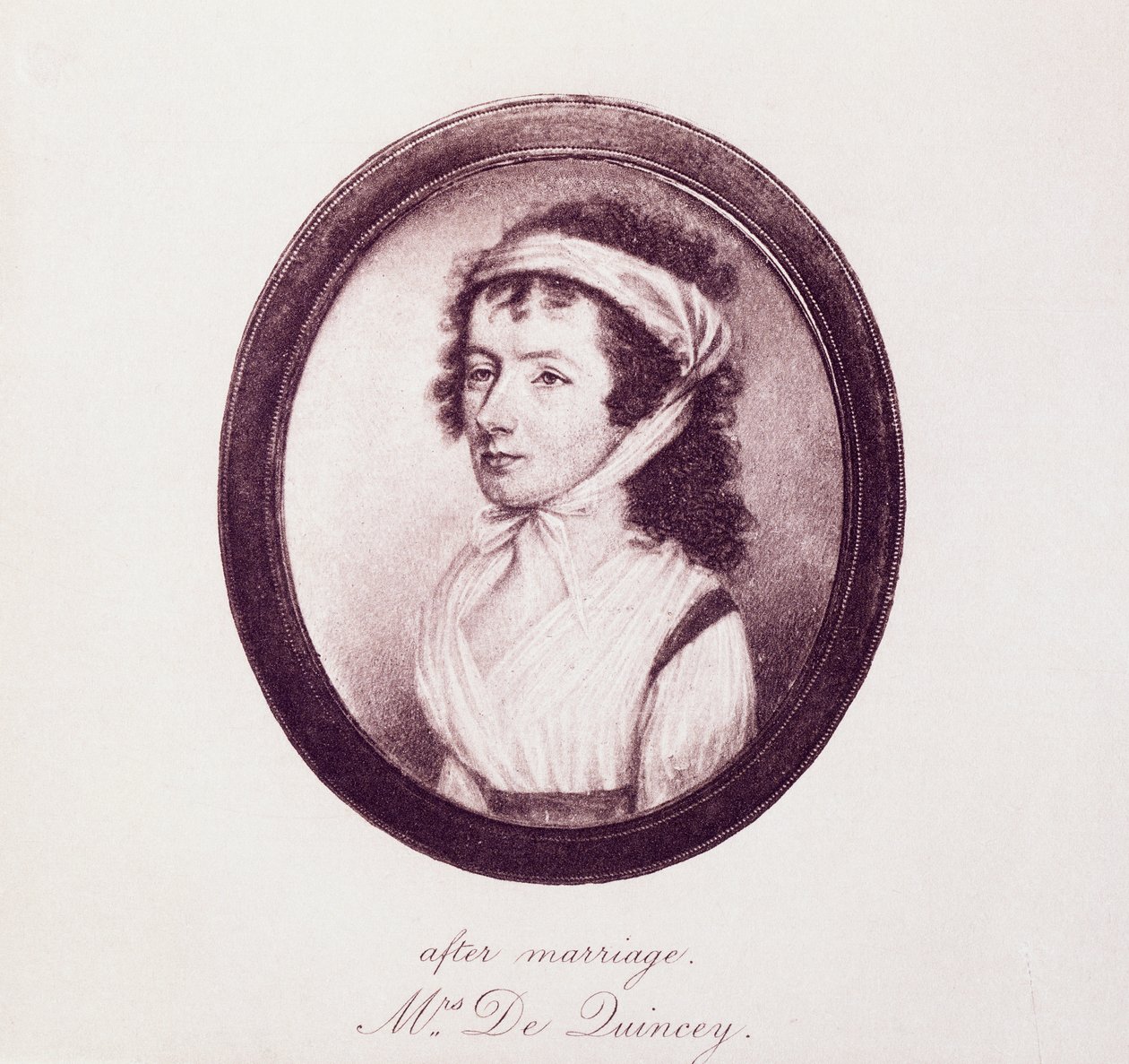 Portret van Margaret Simpson door James Archer