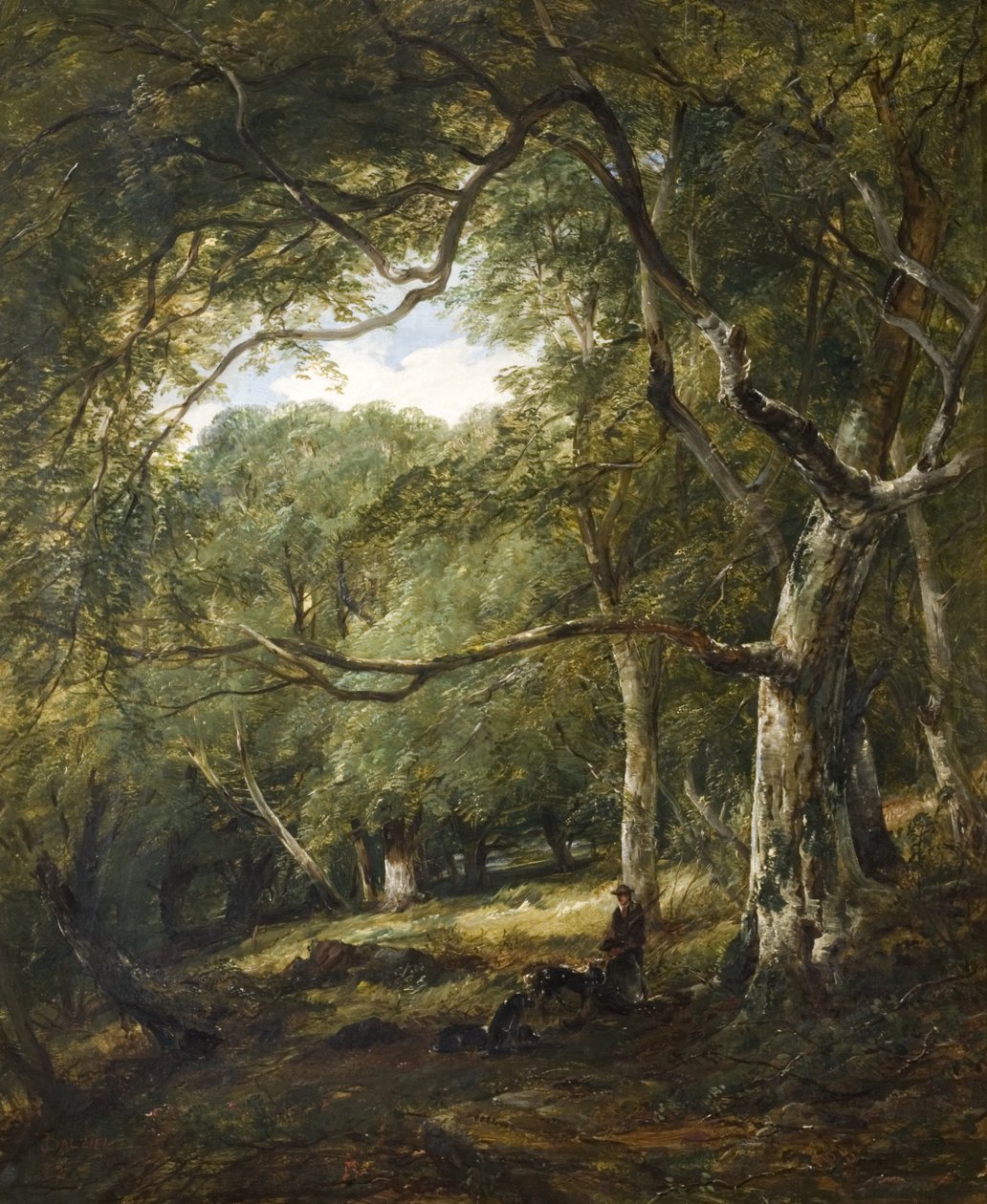 Figuren in het Bos door James B. Dalziel