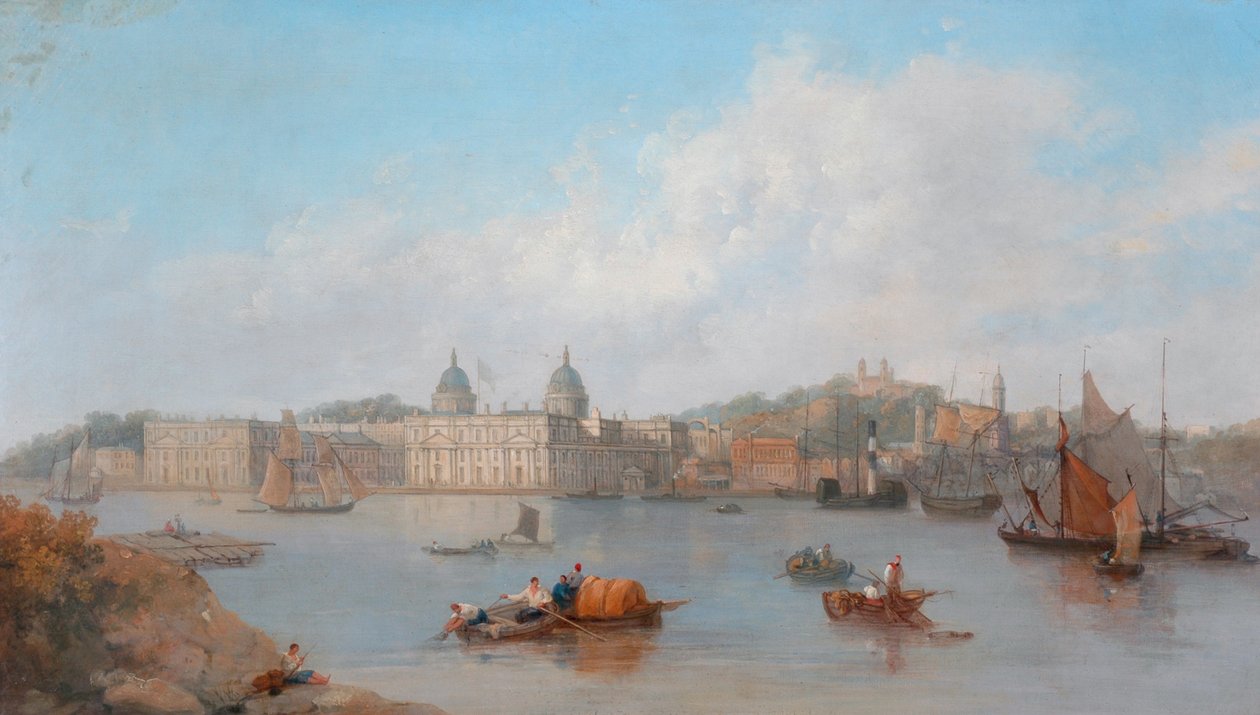Greenwich Hospital door James Baker Pyne