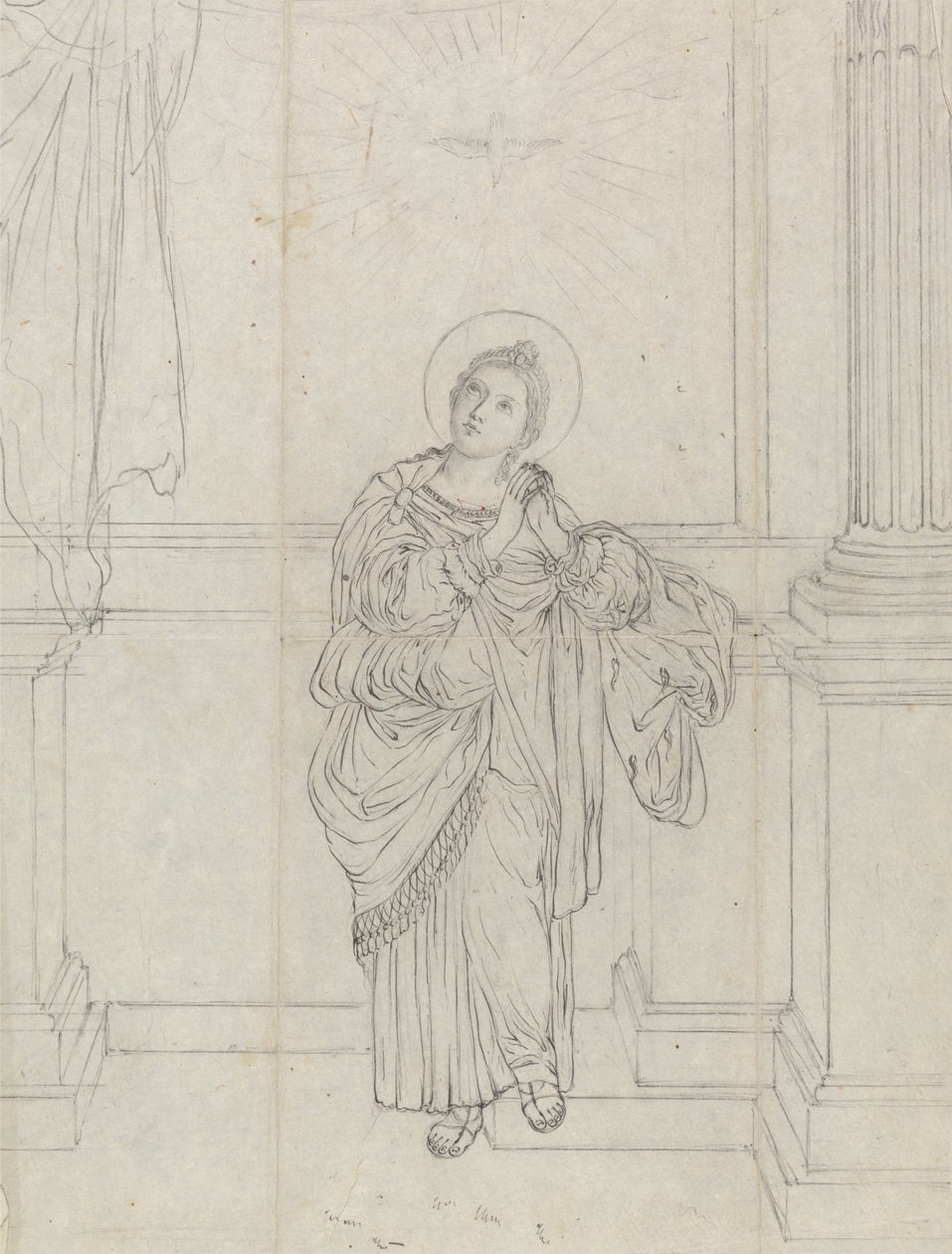 St Agnes (naar Domenichino) door James Bruce