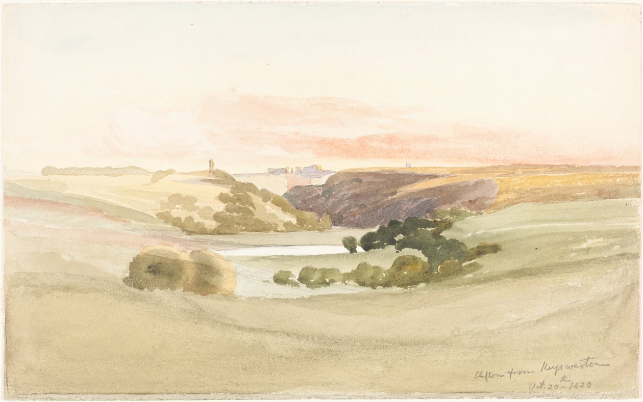 Clifton vanuit Kingsweston door James Bulwer