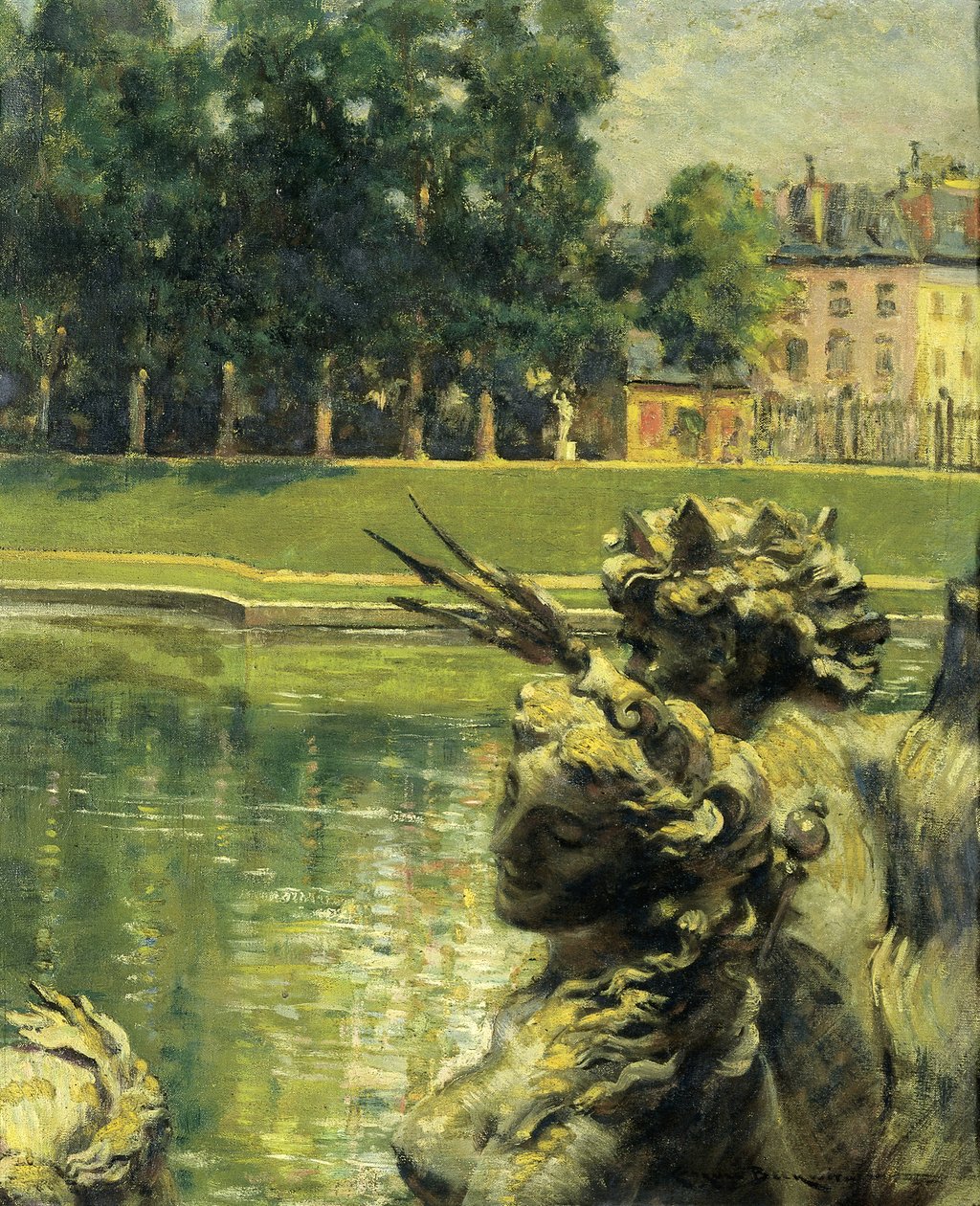 De Neptunusfontein, Versailles door James Carroll Beckwith