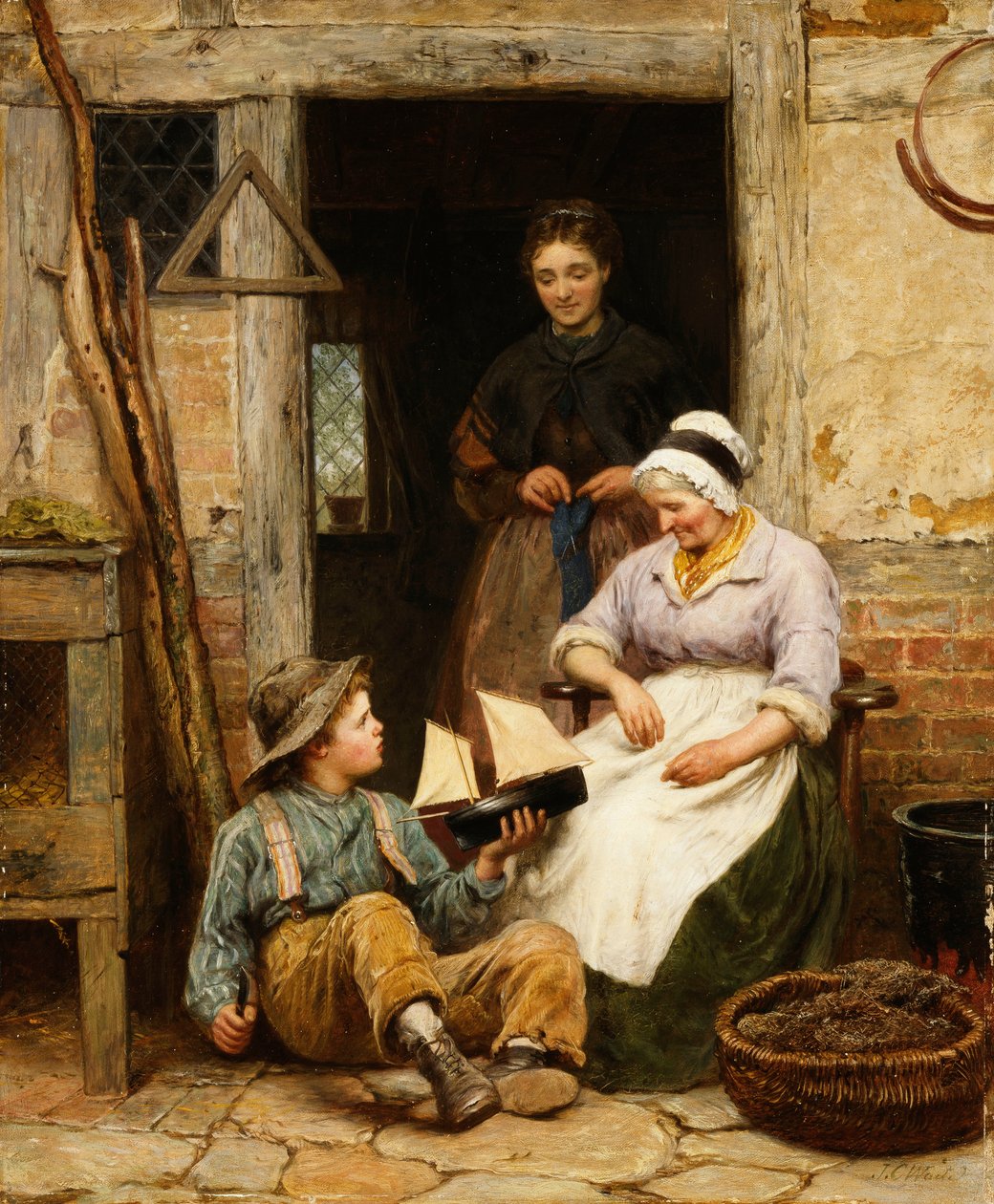 Het Scheepsmodel door James Clarke Waite