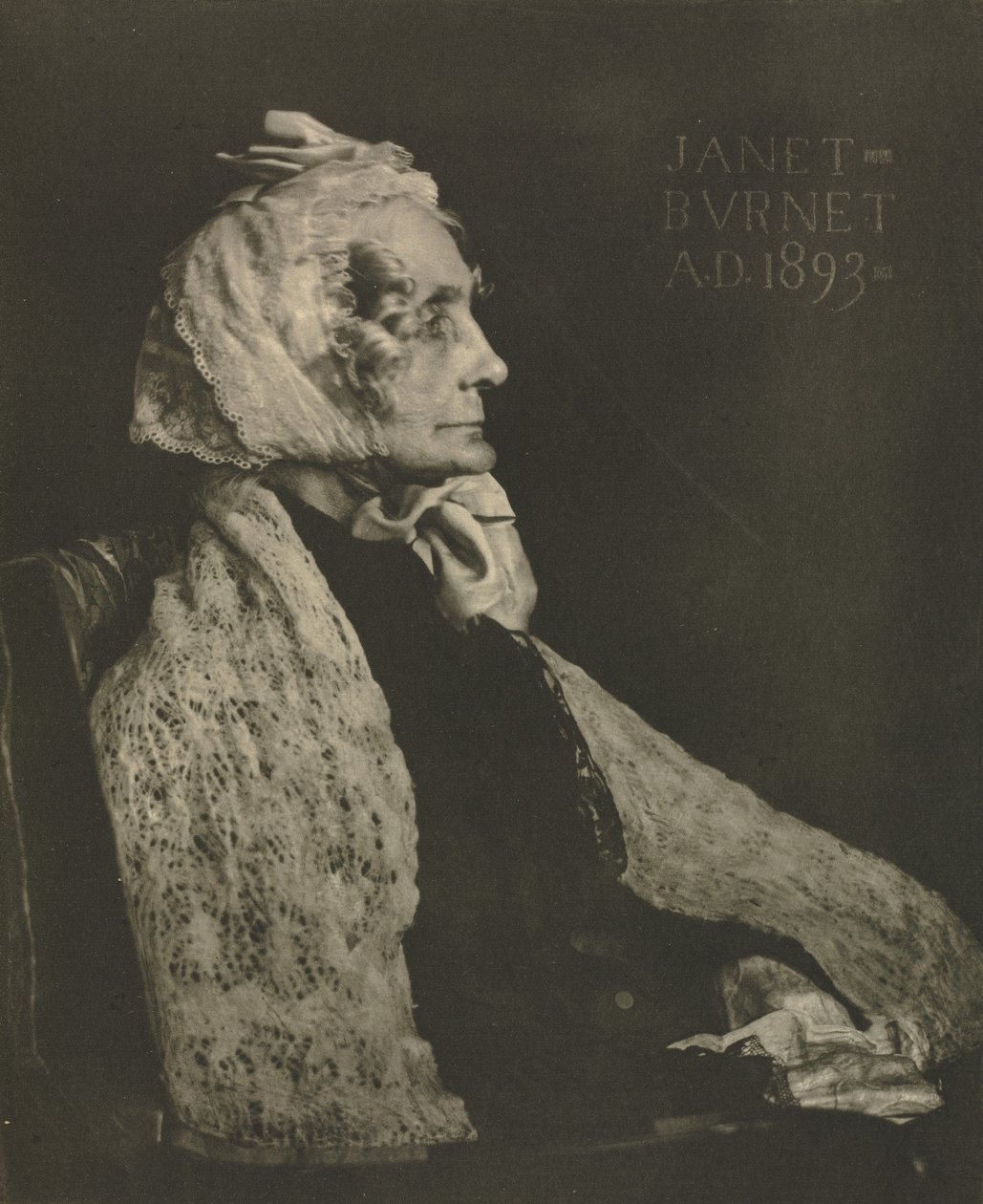 Camera Work: Janet Burnet, 1907 door James Craig Annan