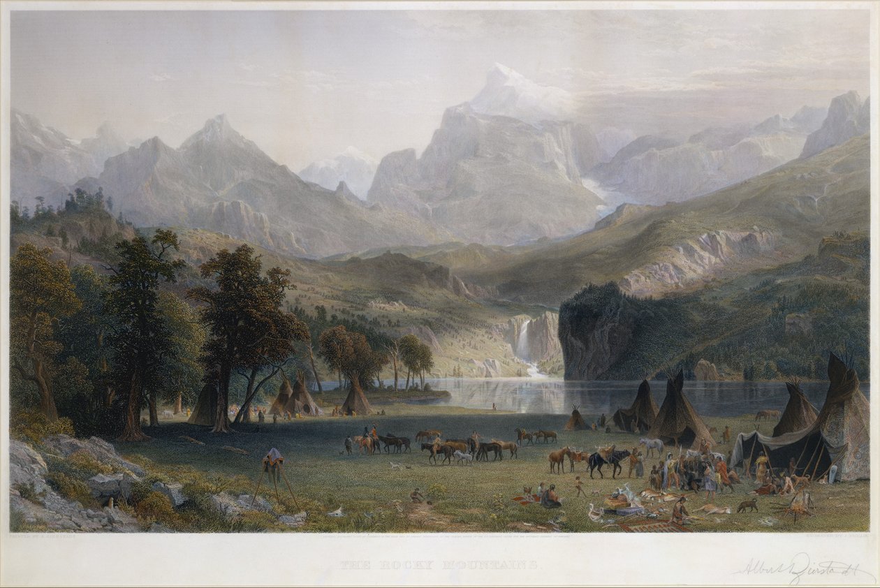 De Rocky Mountains, Lander