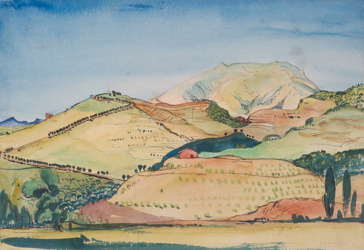 Tour Madeloc, 1910 door James Dickson Innes
