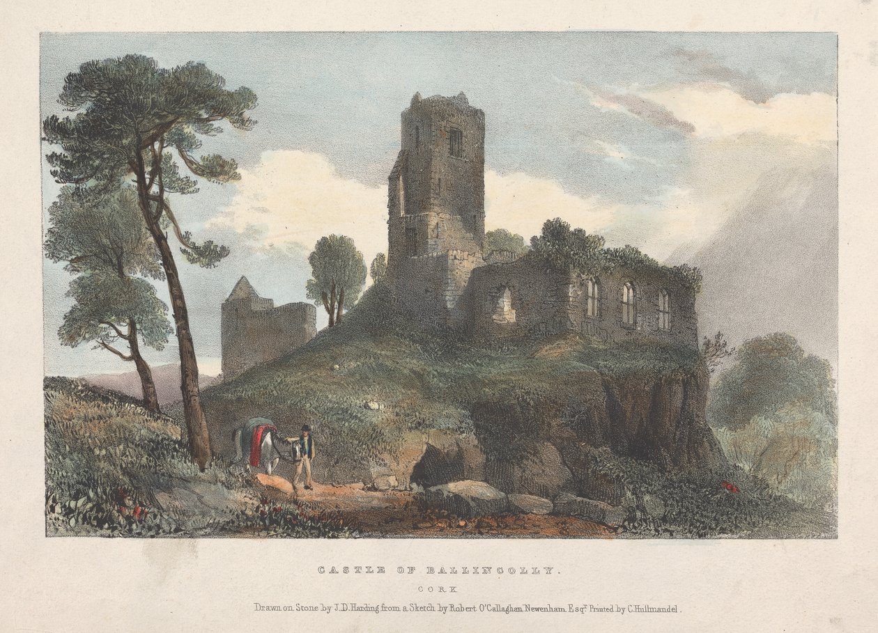 Kasteel van Ballincolly door James Duffield Harding