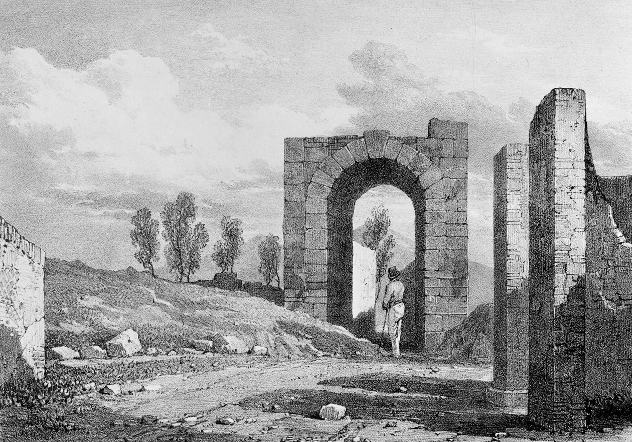 De Nola-poort, 1828 door James Duffield Harding