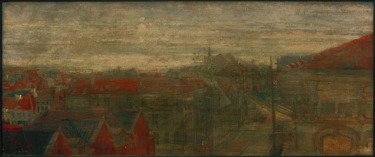 Uitzicht vanuit Phnosien, Golven en Lichttrillingen door James Sidney Ensor