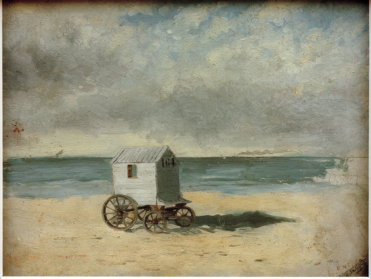 Badwagen door James Sidney Ensor