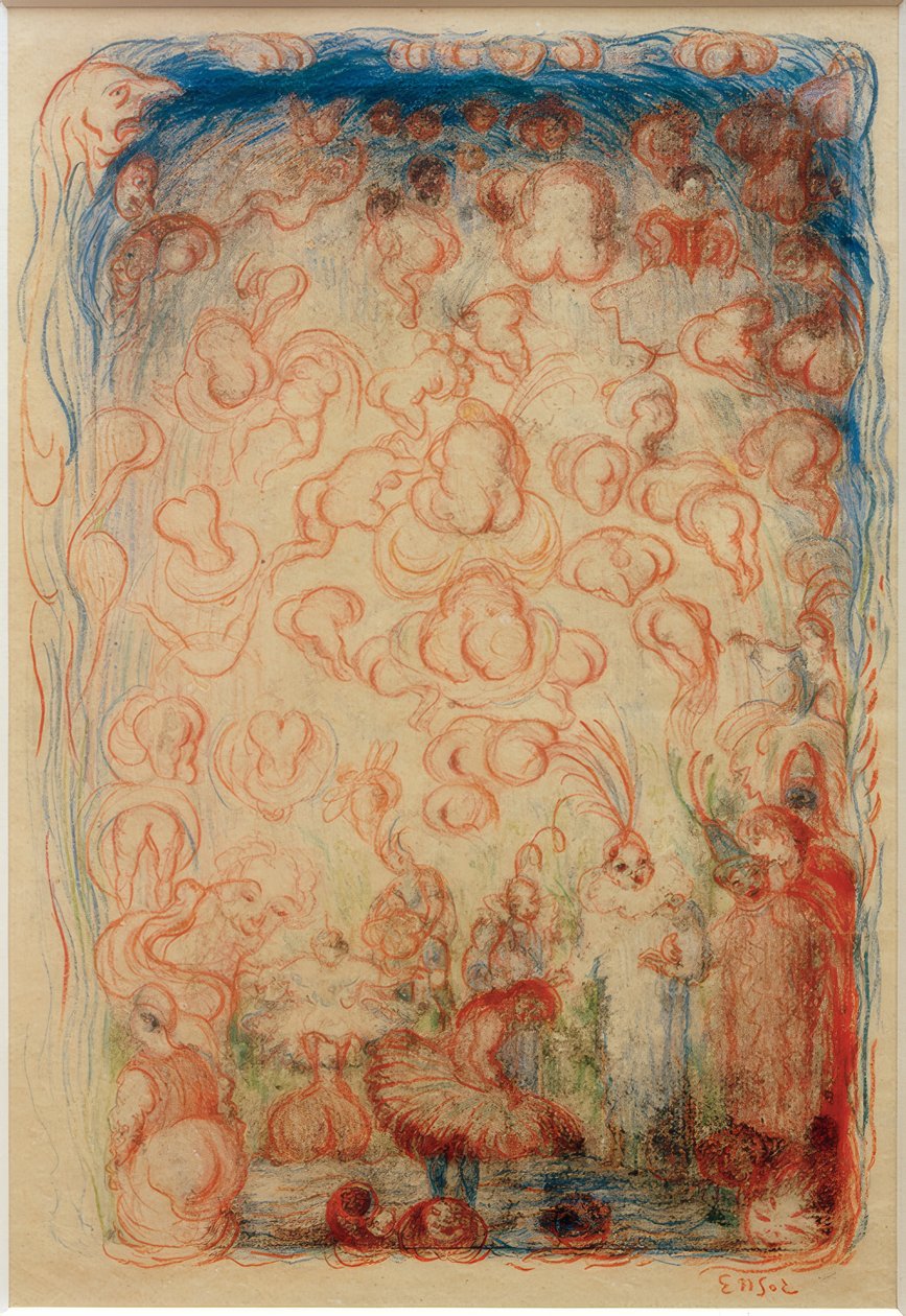 Balletscène door James Sidney Ensor
