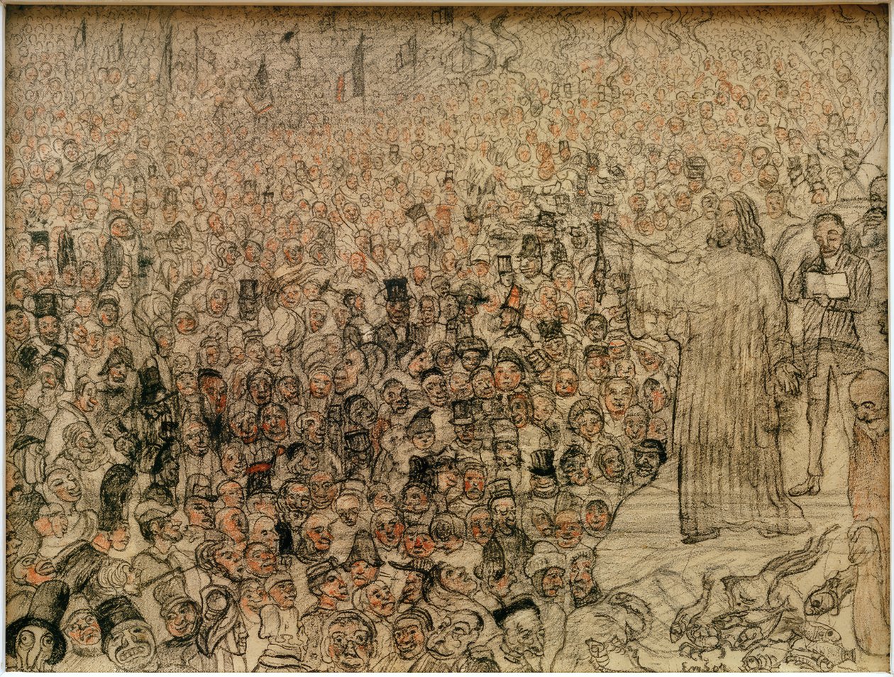 De vermenigvuldiging van de vissen door James Sidney Ensor