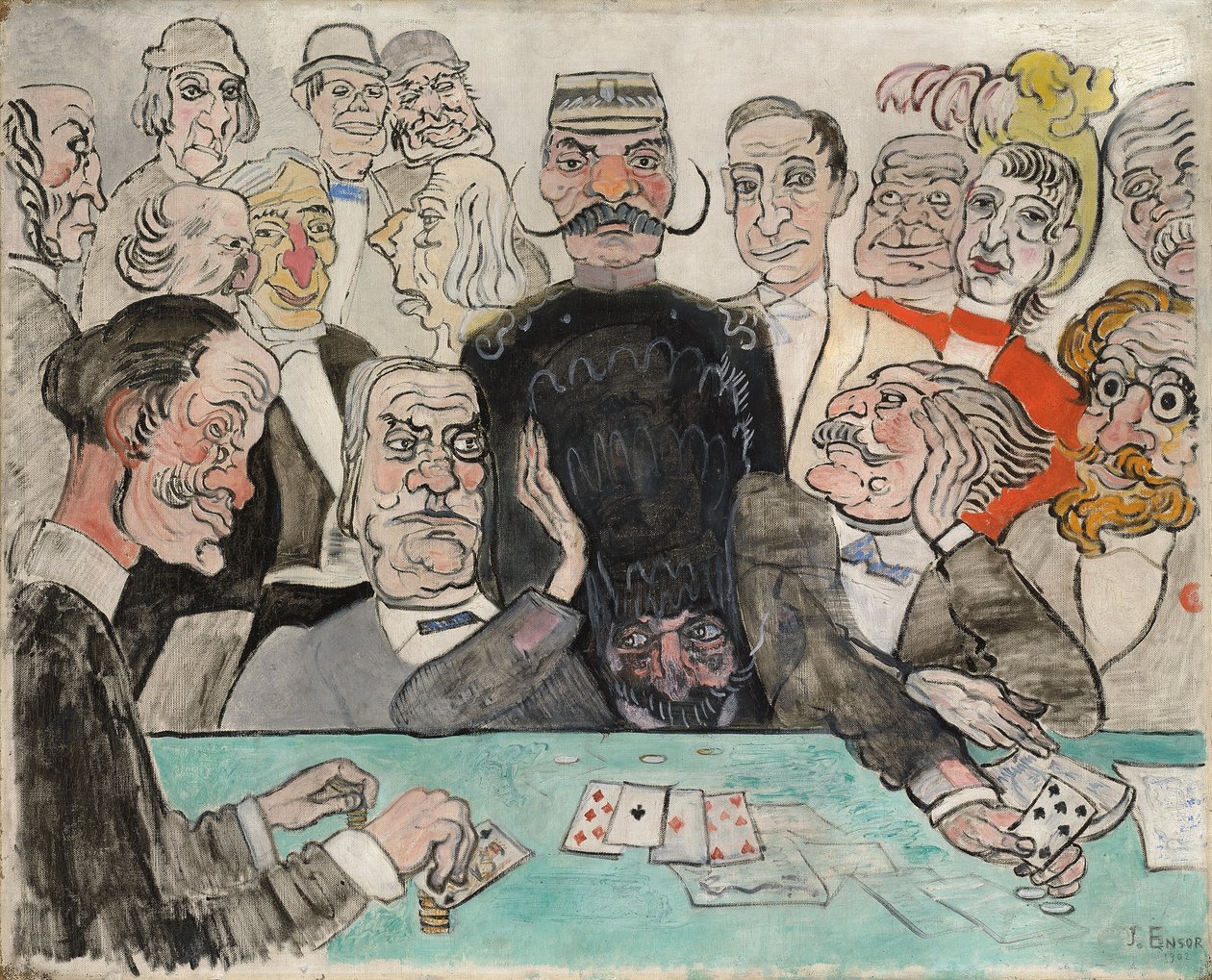 De Gokkers door James Ensor