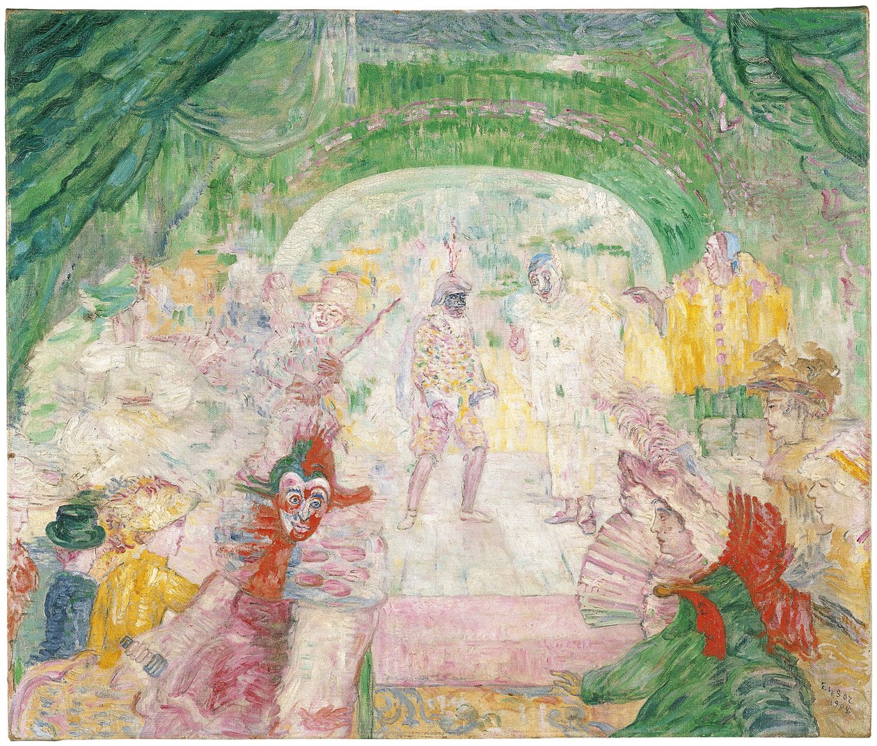 Theater van Maskers door James Ensor