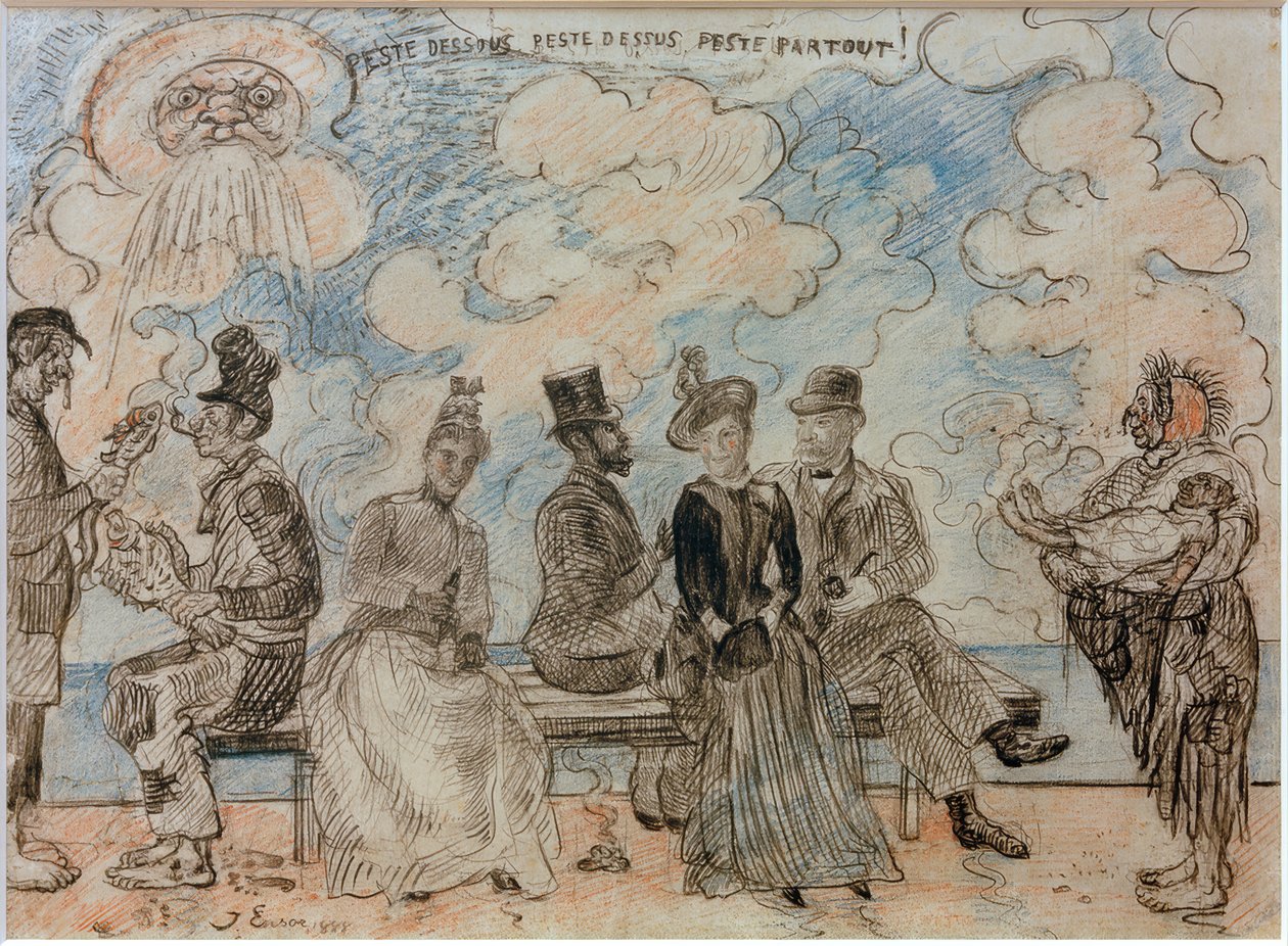 Beneden pest, boven pest, overal pest door James Sidney Ensor