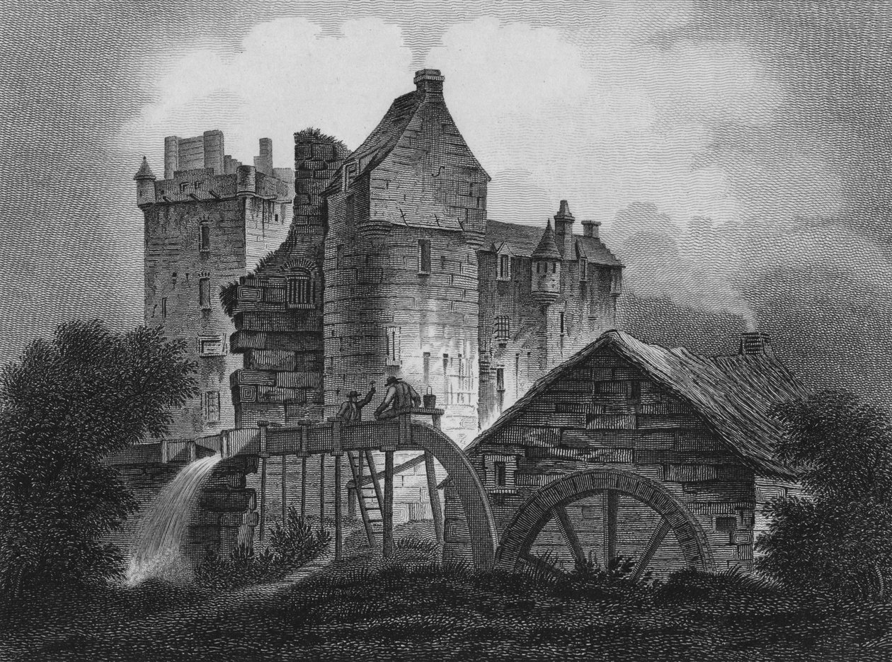 Elcho Kasteel, 1803 door James Fittler