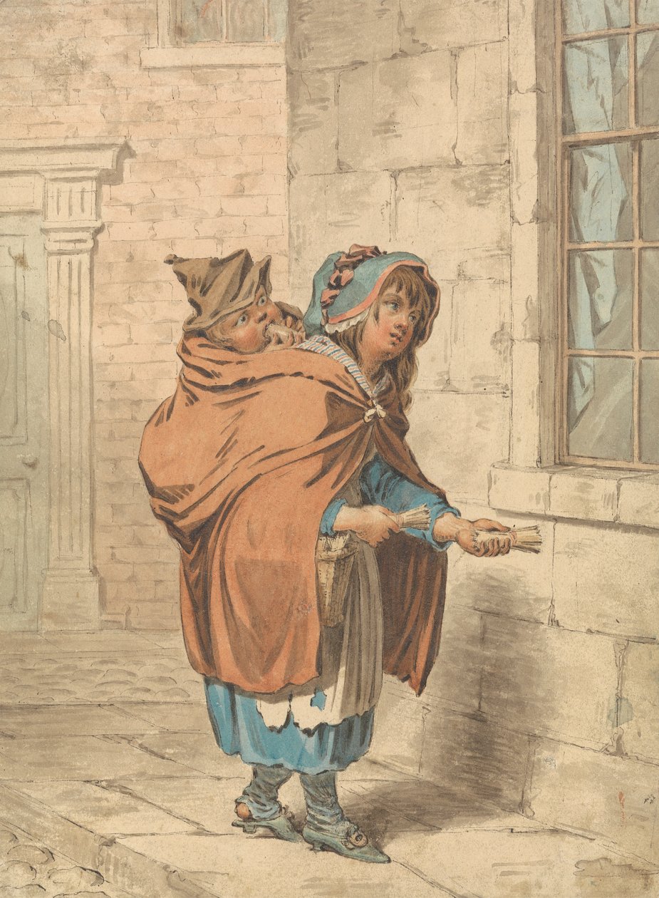 Een Straatverkoper in Londen door James Gillray