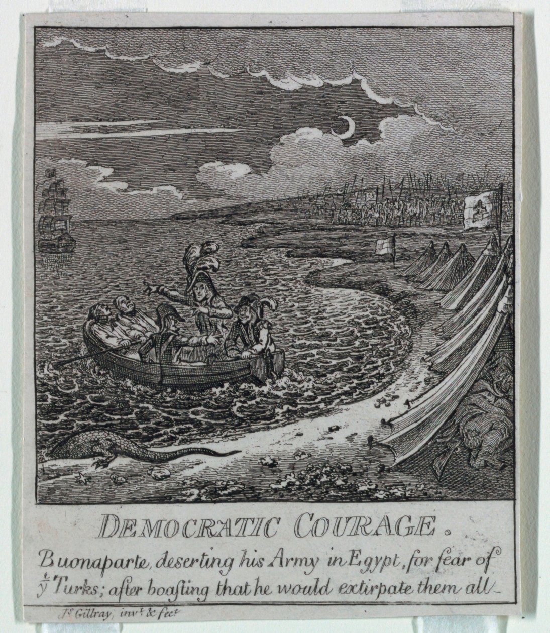 Democratie, of een Schets van door James Gillray