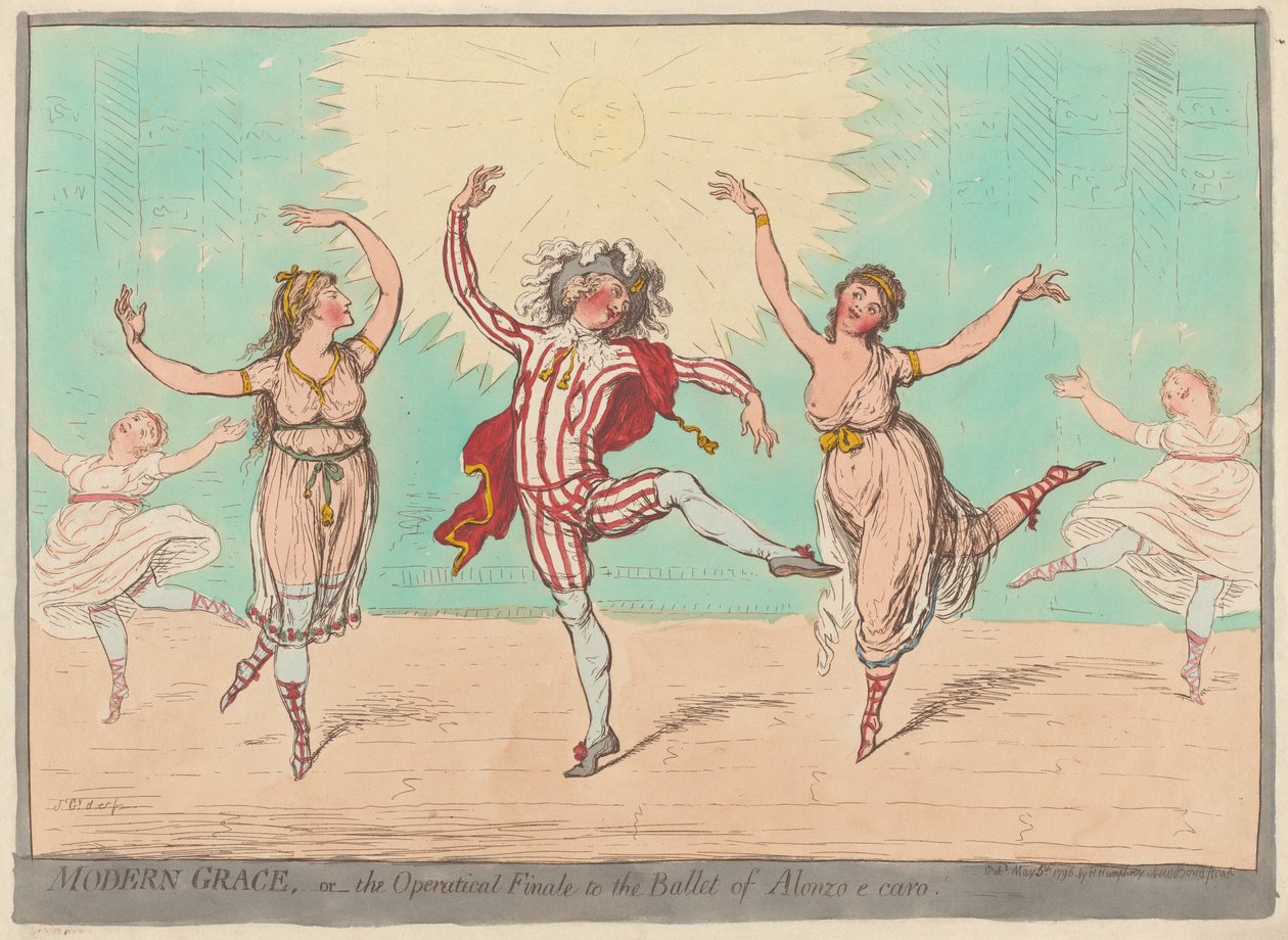 Moderne gratie door James Gillray