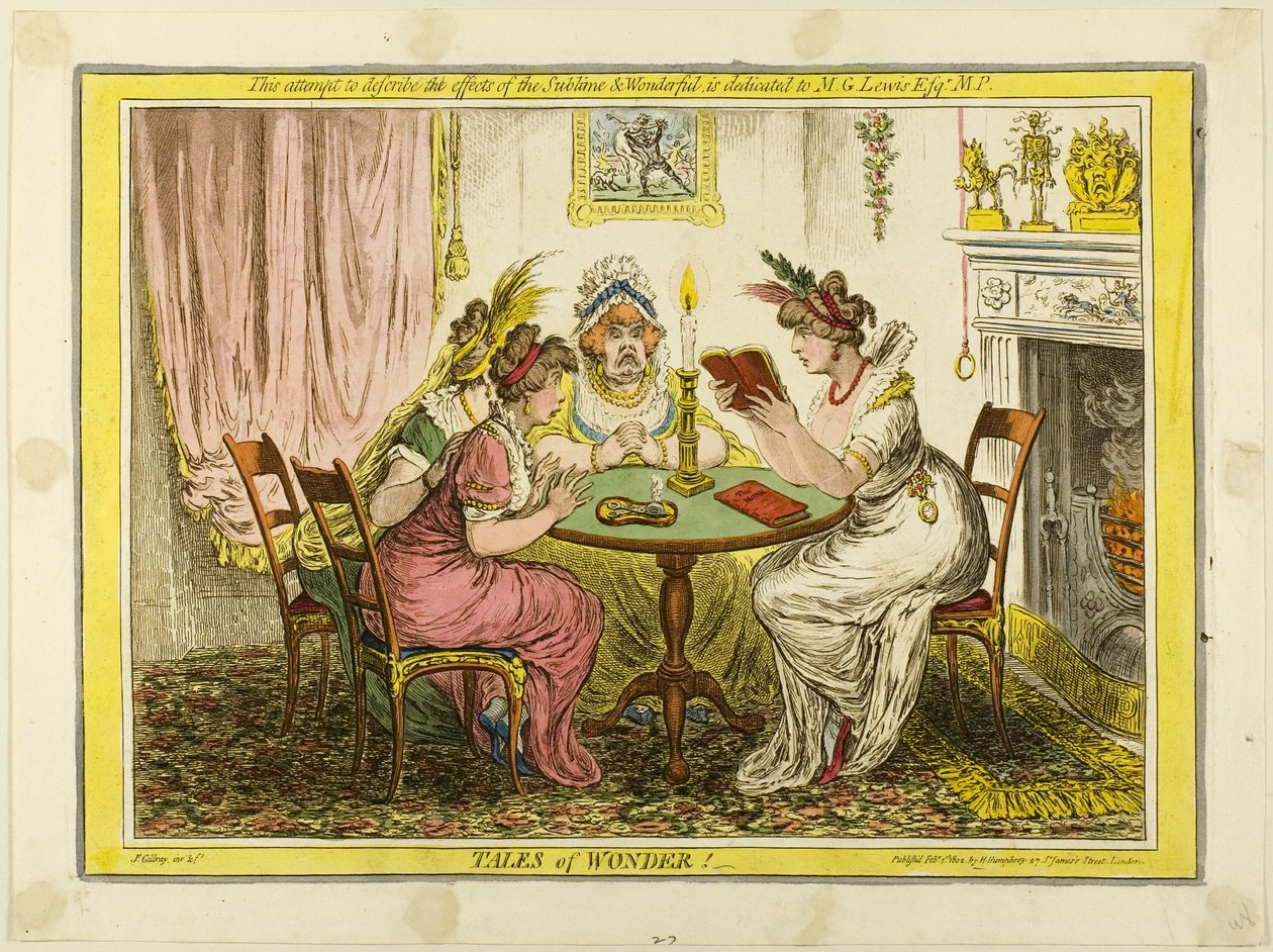 Wonderlijke verhalen! door James Gillray